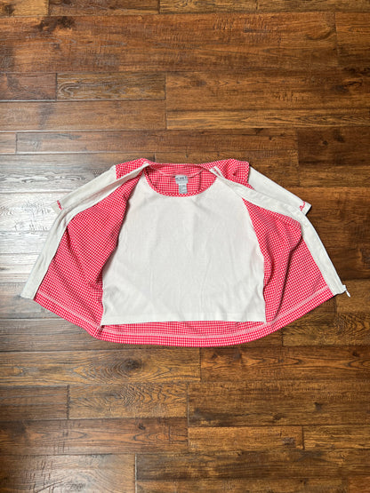 Vintage Clothing - T-Shirt Vest - Red Gingham - Koret Francisca - Medium