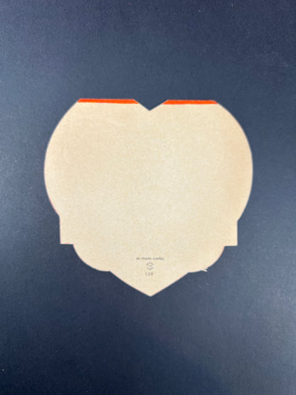 Vintage Ephemera - Valentine’s Day Card - You’re All Cut-Out - A-Meri-Card - USA
