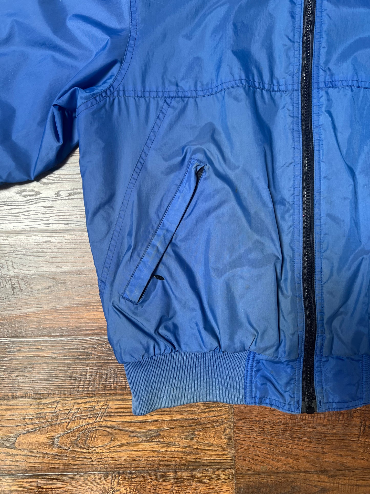 Vintage Clothing - Light Bomber Jacket - Blue - Pacific Trail - Medium