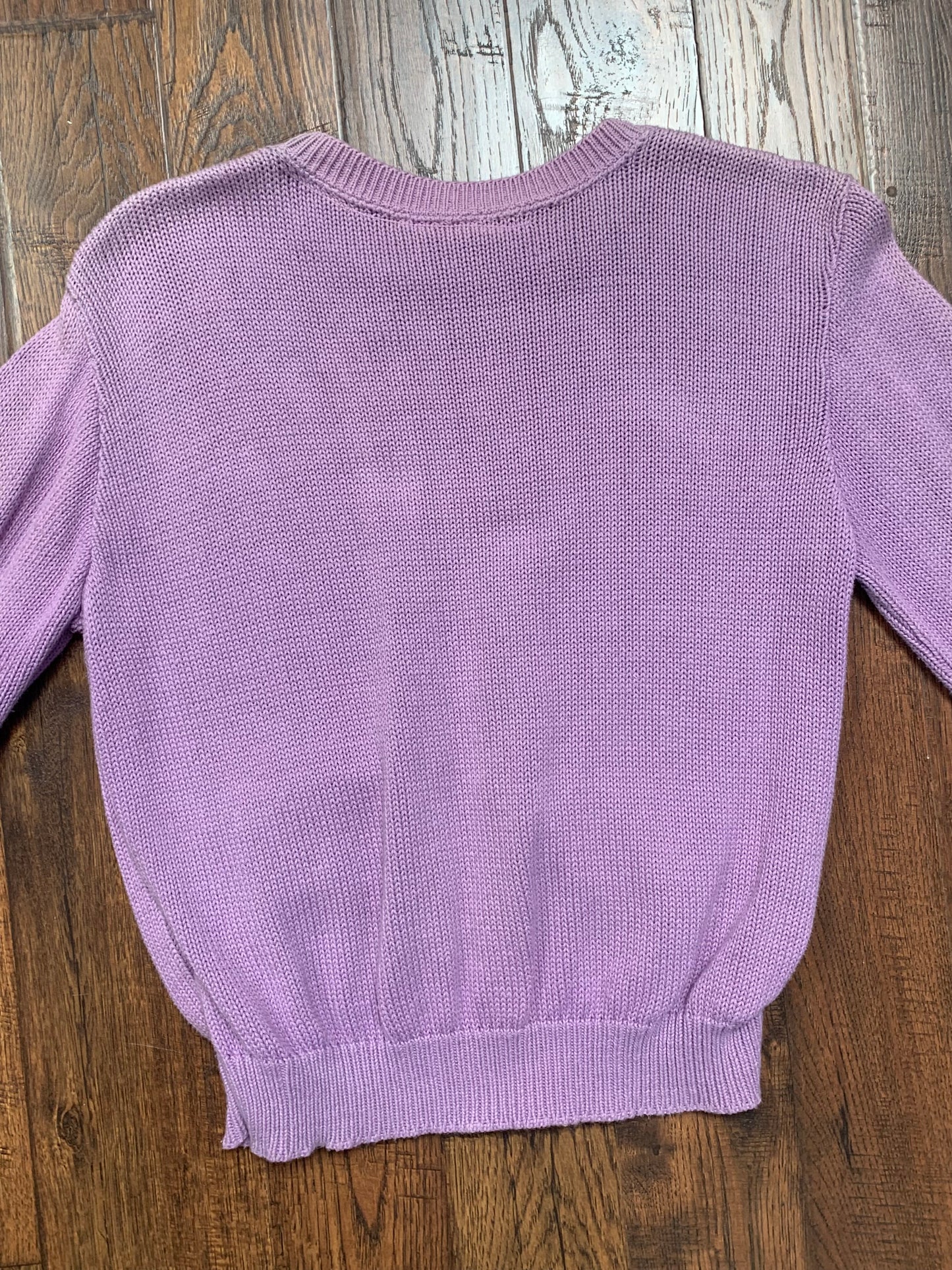 Vintage Clothing - Knit Crewneck Sweater - Lilac - Toppers - Small - Made In U.S.A.