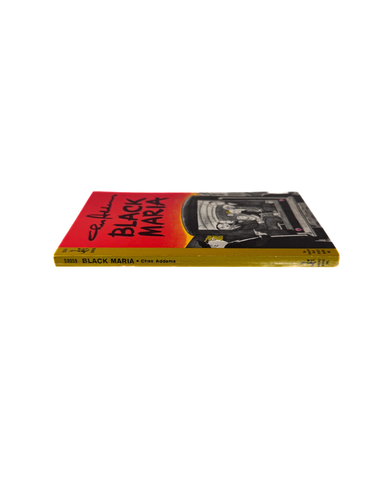 Vintage Paperback - Black Maria - Chas Addams - 1964 Pocket Cardinal Edition