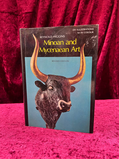 Vintage Hardcover Book - Minoan and Mycenaean Art - Reynold Higgins - 1981