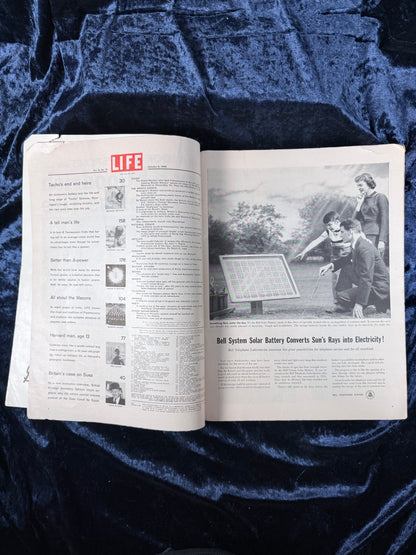 Vintage Paper LIFE Magazine – U.S. Masons Freemasonry October 1956