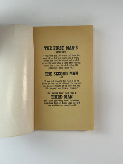 Vintage Paperback - The Third Man - Graham Greene - 1962 Bantam Book #J2427