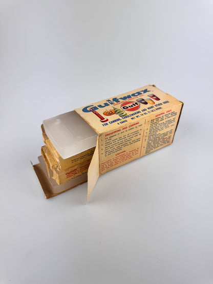 Vintage Gulfwax Box - 4 Cakes Paraffin Wax