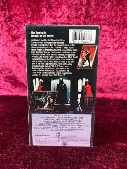 VHS - Star Wars: Return Of The Jedi - CBS Fox Video - 1983