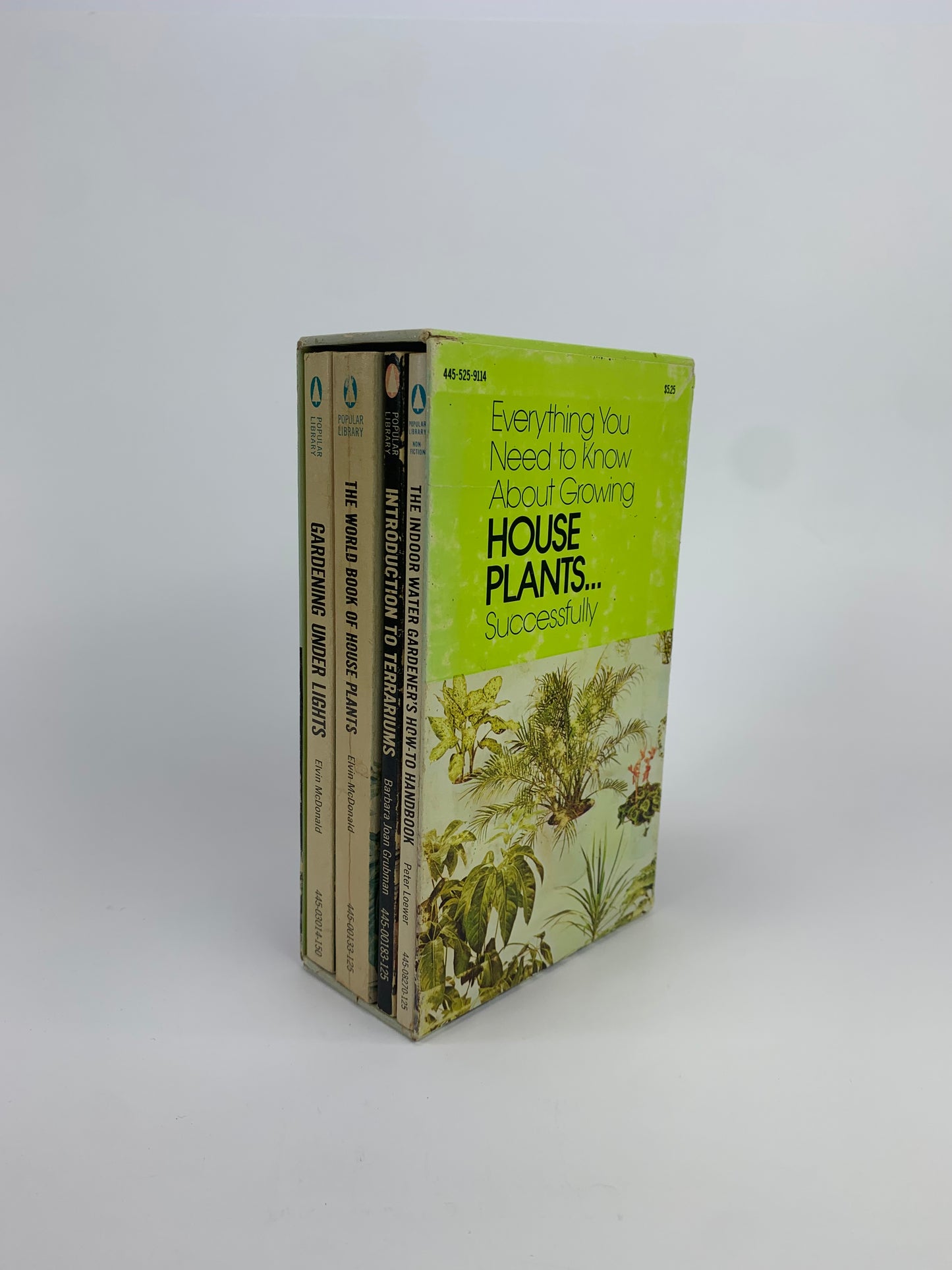 Vintage 1970s Box Book Set - Everything You Need To Know: Growing Houseplants…Successfully