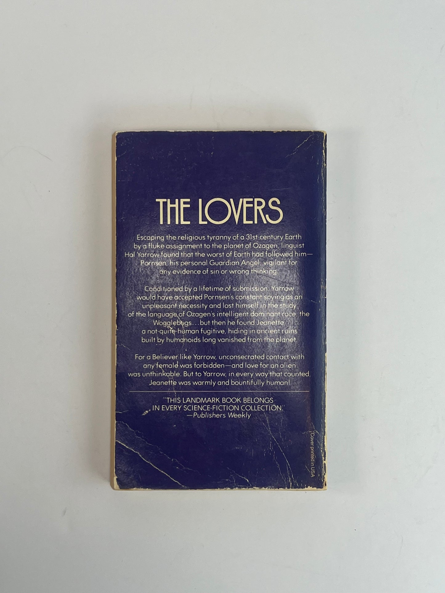 Vintage Paperback - The Lovers - Philip Jose Farmer - 1980