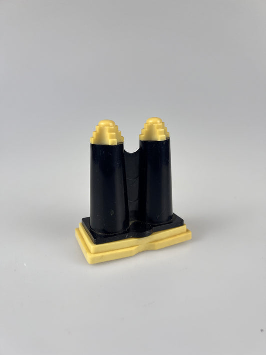 Vintage Art Deco Style Two-In-One Salt & Pepper Shakers