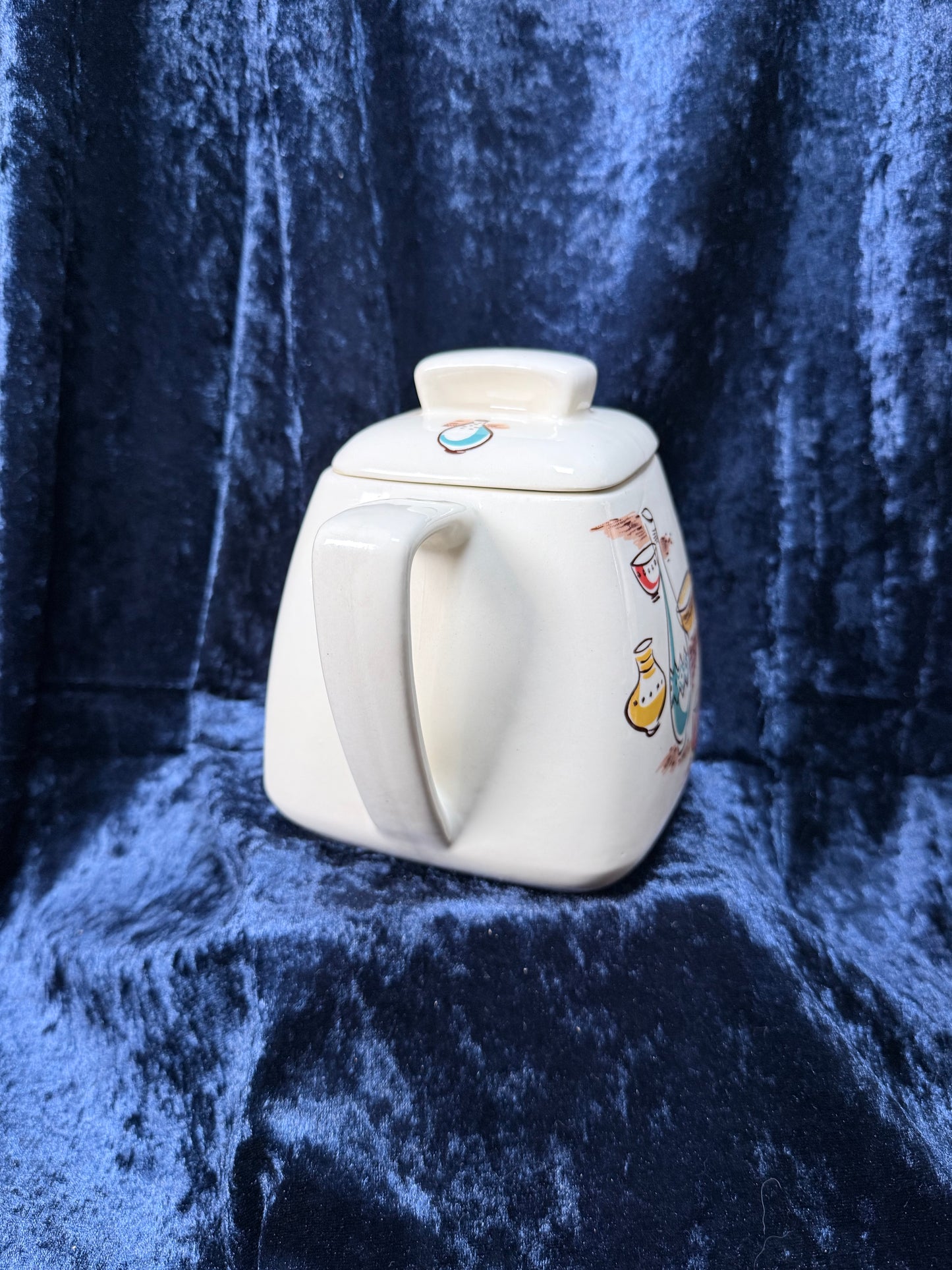 Vintage Ceramic Stanford Sebring Teapot – Atomic Pottery Design Model 509-B