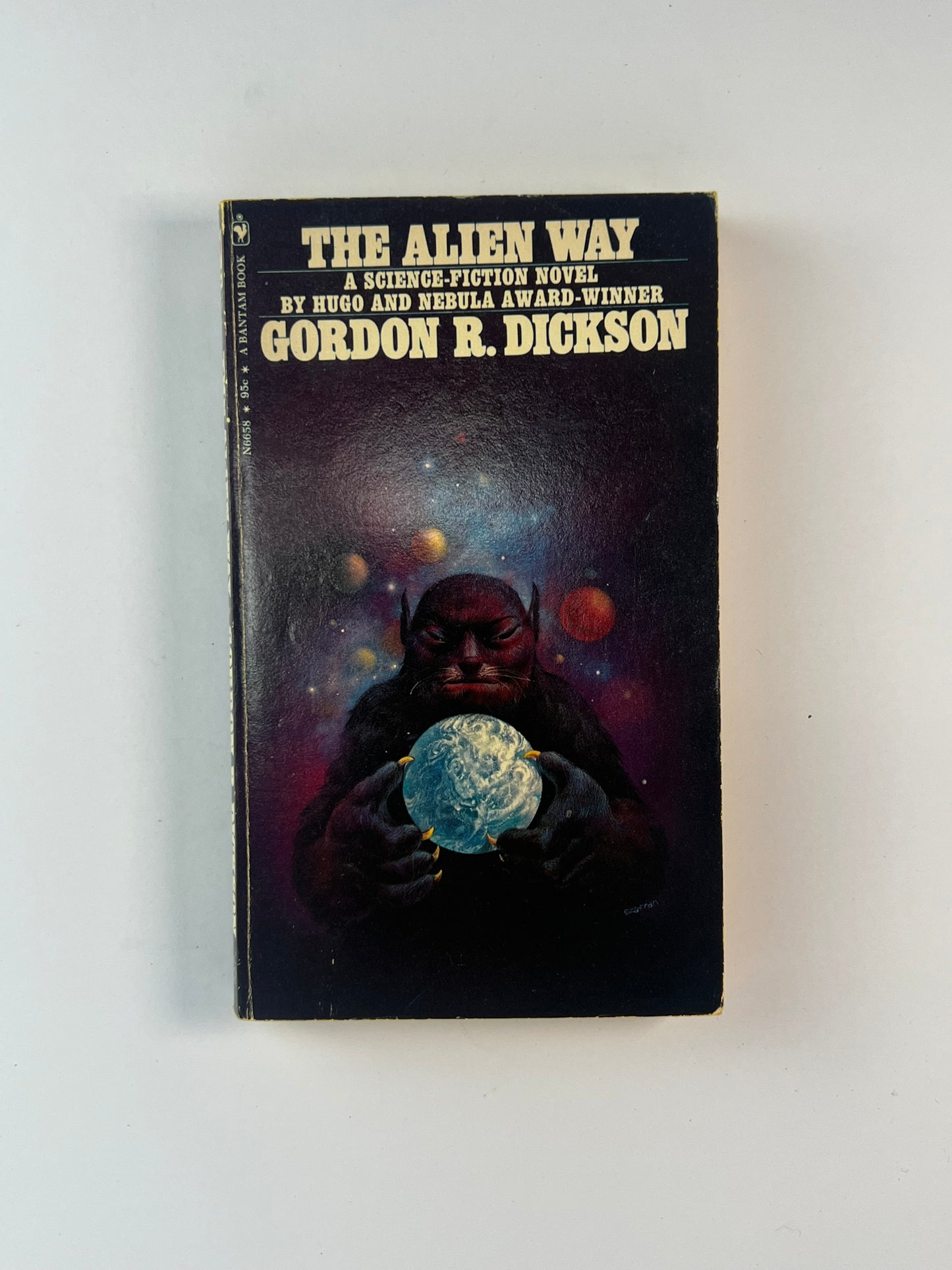 Vintage Paperback - The Alien Way - Gordon R. Dickson  - 1973 A Bantam Book