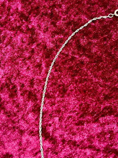 Vintage Jewelry - Pendant Necklace - Sterling Silver - Zuni Turquoise Cross