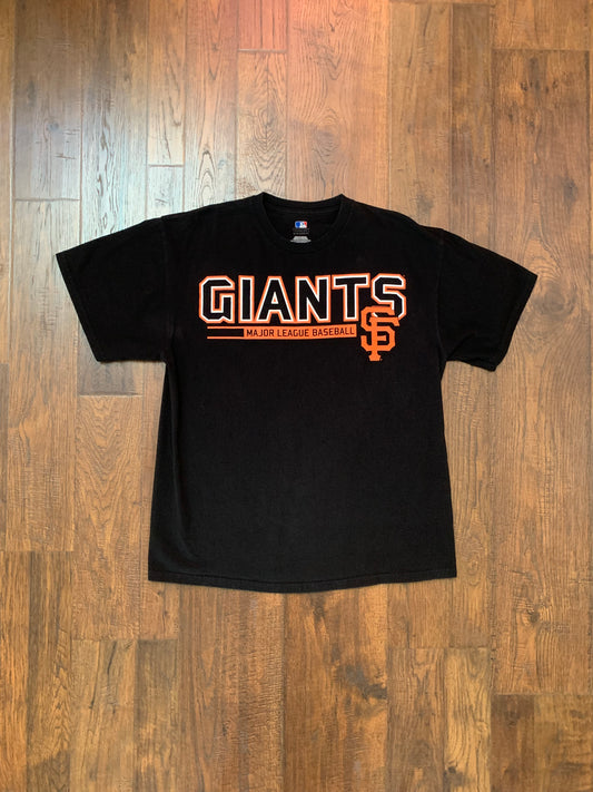 Genuine MLB Merchandise - SF Giants Graphic T-Shirt - Lincecum #55 - Black - X-Large