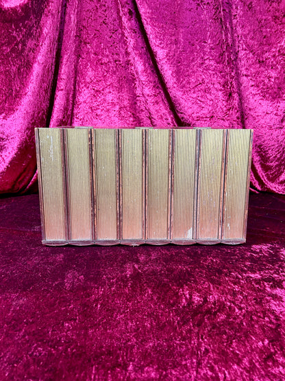 Vintage Barware - Mid Century Hidden Leather Bound Book Bar - World's Greatest Books - Japan