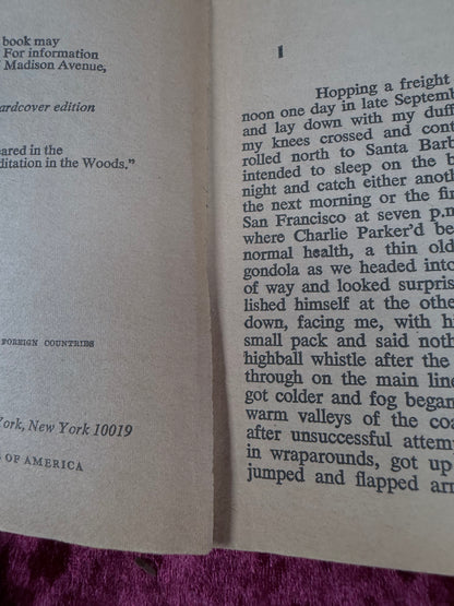 Vintage The Dharma Bums by Jack Kerouac Paperback Third Printing 1959 Signet