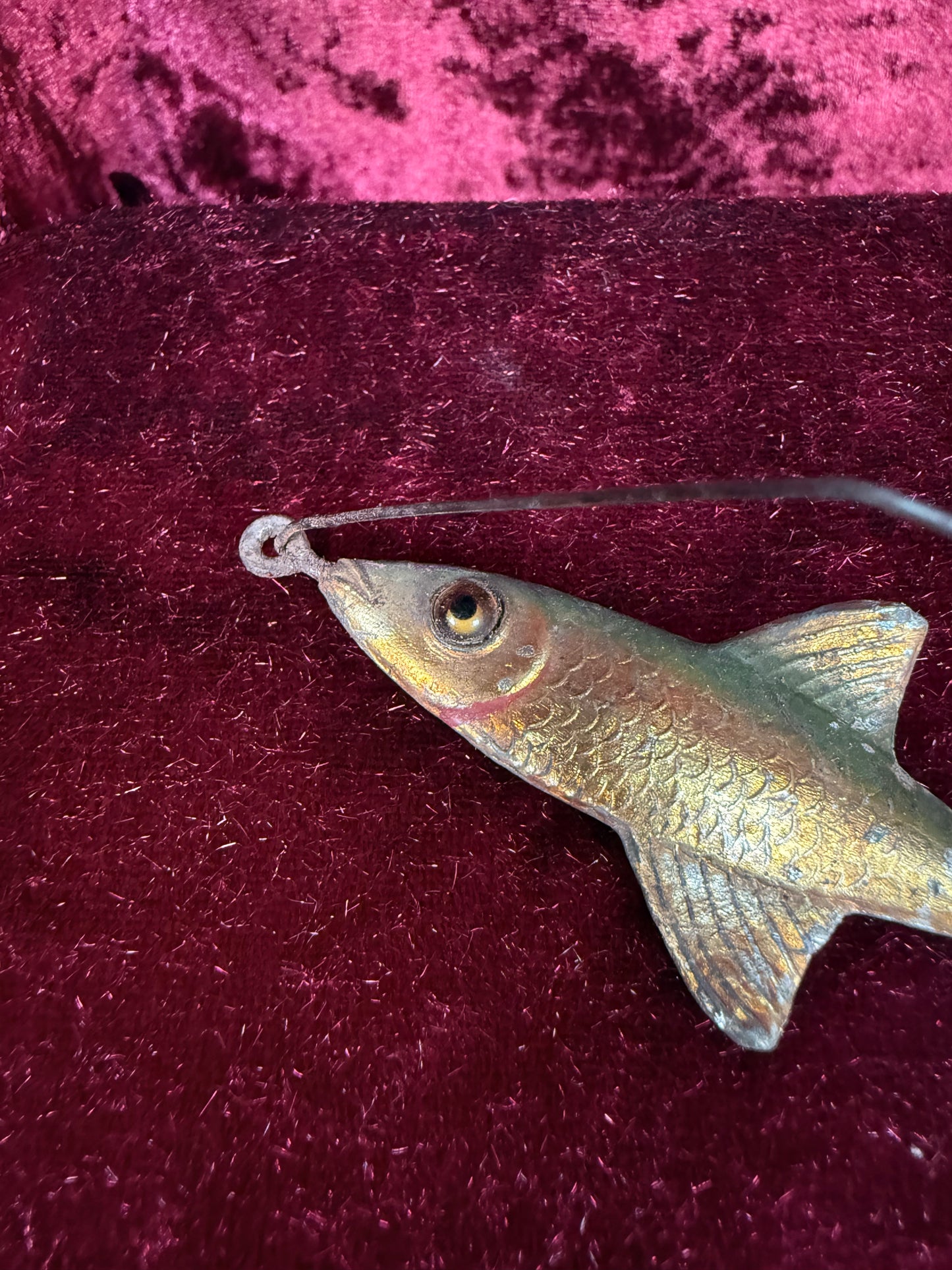 Vintage Fishing Lure – Fred Arbogast Tin Liz Spinner Akron Ohio