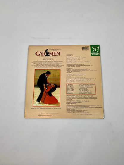 Vintage 12" Vinyl Record - Georges Bizet Carmen Excerpts - 1984 Erato - RCA Records - #751133