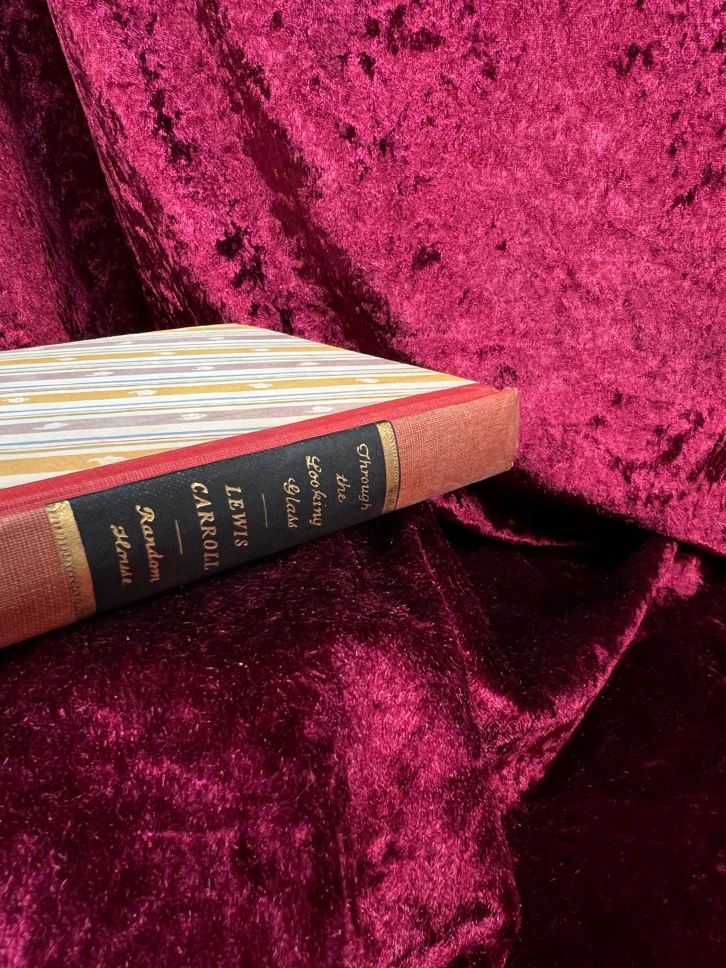 Vintage Hardcover Book Set - Alice in Wonderland Illustrated 1946 Random House Edition