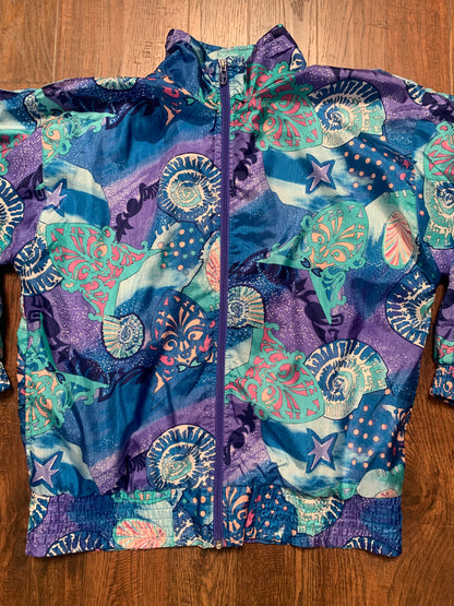 Vintage 1990s Lavon Sport Jacket - Under The Sea - Medium