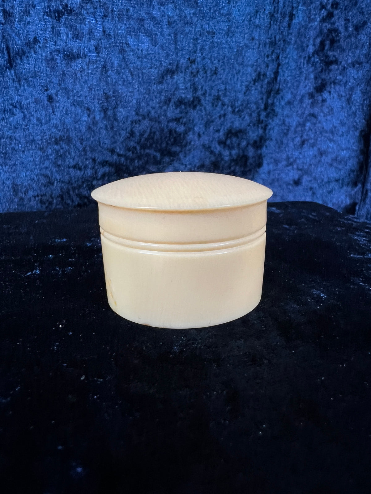 Vintage Celluloid Trinket Box - Ivory Lidded Curiosity