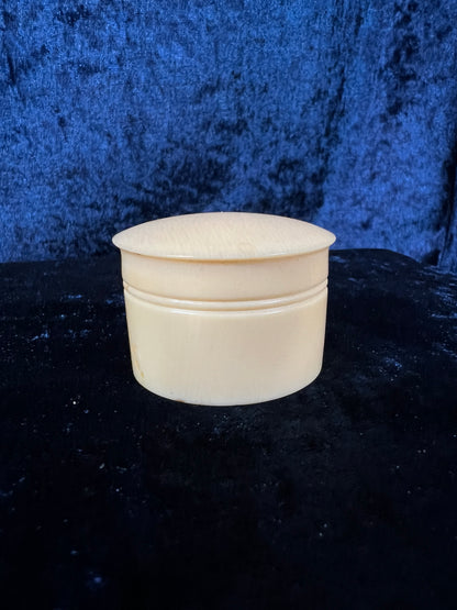Vintage Celluloid Trinket Box - Ivory Lidded Curiosity