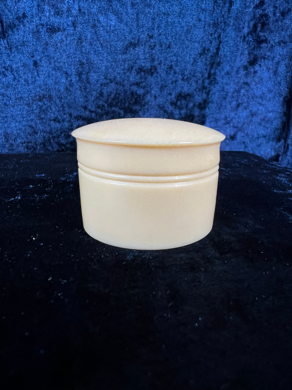 Vintage Celluloid Trinket Box - Ivory Lidded Curiosity