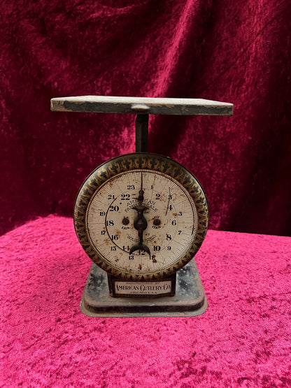 Antique American Cutlery Co. Metal Family Scale - Chicago USA Patent Detail
