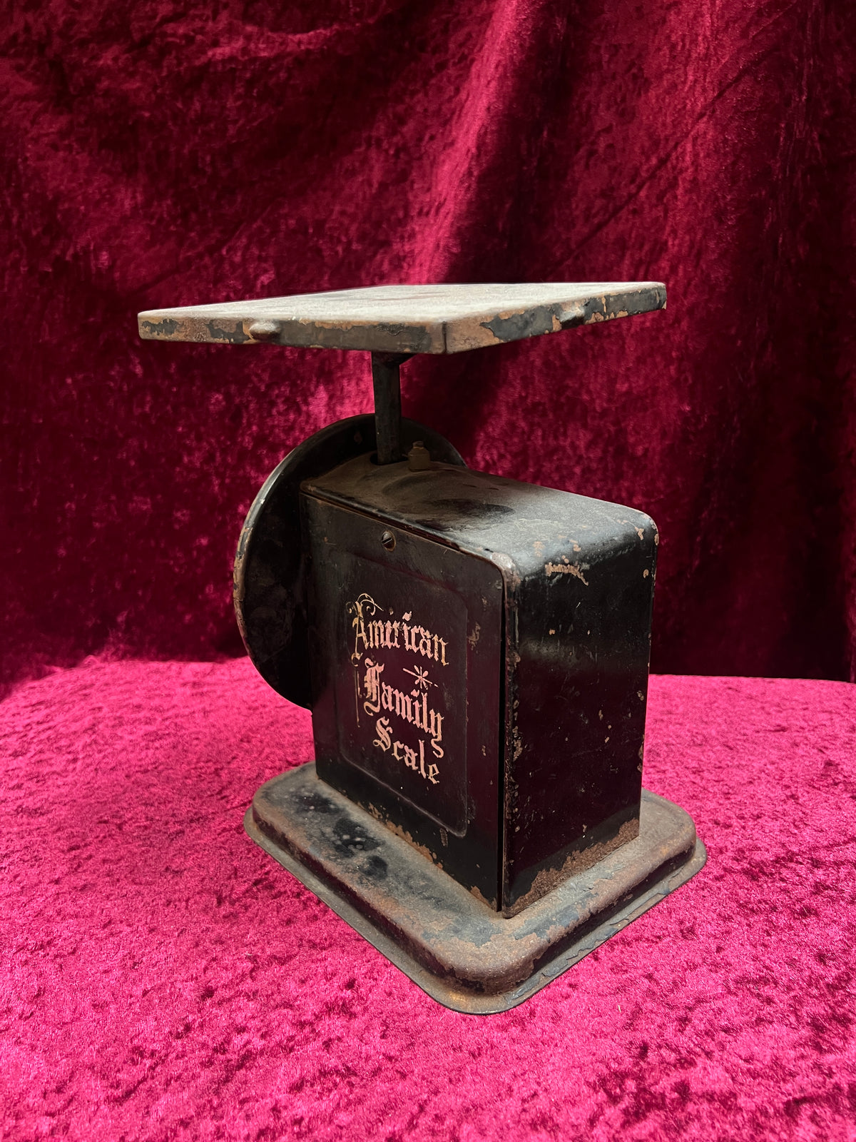 Antique American Cutlery Co. Metal Family Scale - Chicago USA Patent Detail