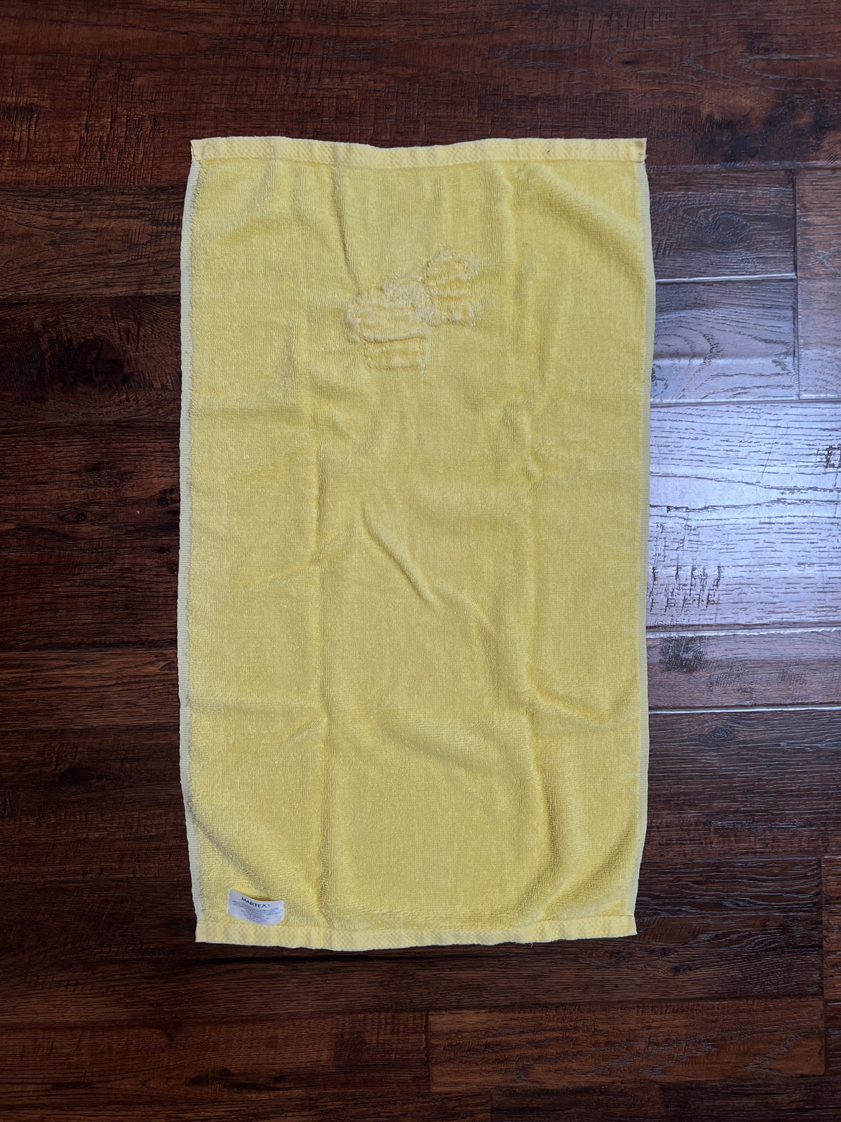 Vintage Martex Cotton Blend Towel Set - Embroidered Owl Motif Made in USA