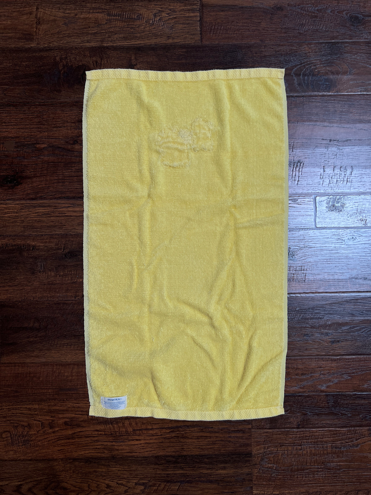 Vintage Martex Cotton Blend Towel Set - Embroidered Owl Motif Made in USA