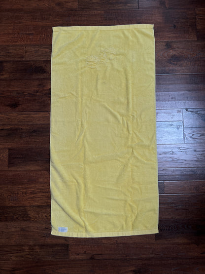 Vintage Martex Cotton Blend Towel Set - Embroidered Owl Motif Made in USA