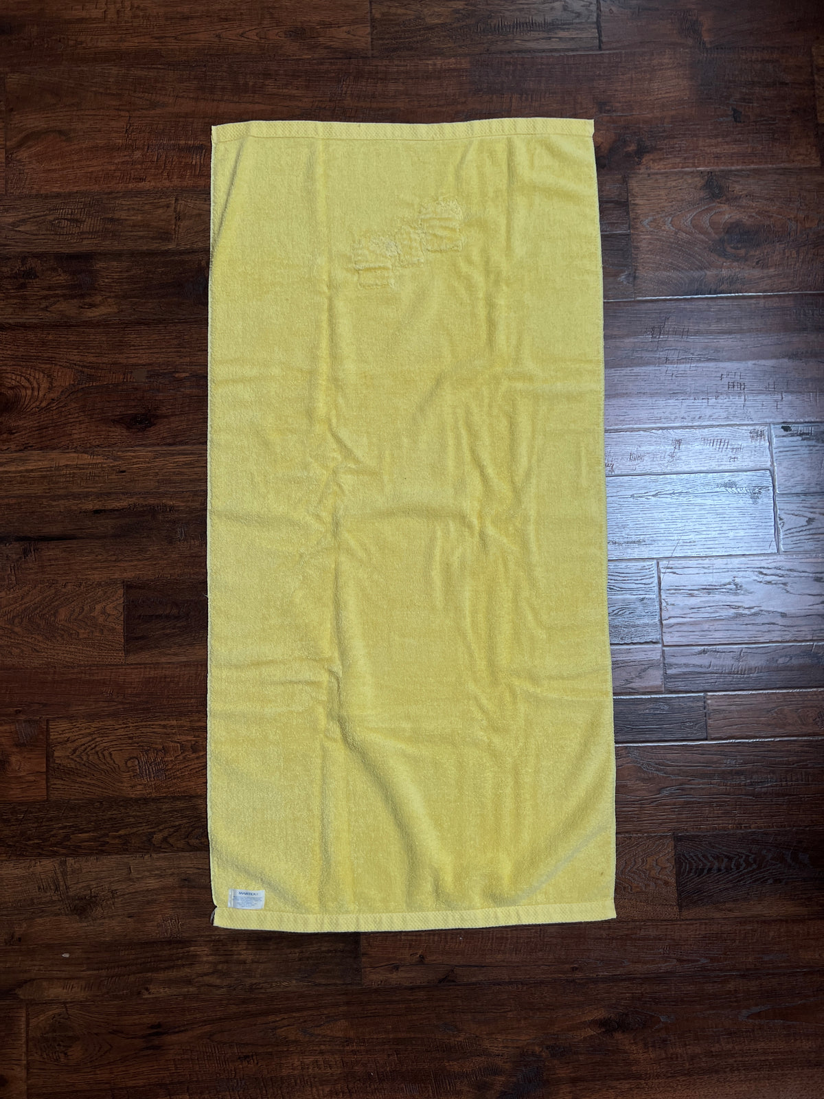Vintage Martex Cotton Blend Towel Set - Embroidered Owl Motif Made in USA