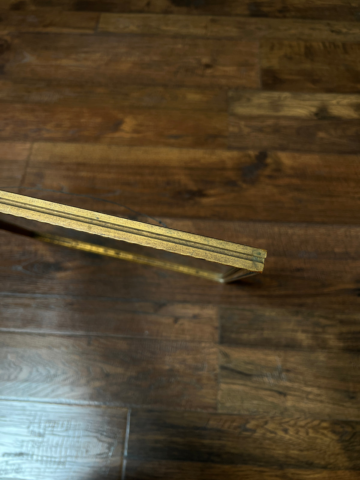 Vintage Wood Framed Floral Print - Pastel Wildflower Bouquet Botanical Wall Art