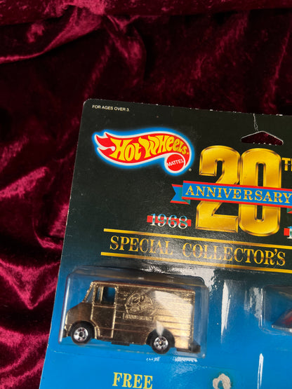 Vintage Mattel Hot Wheels Car Set - 20th Anniversary Special Collector's Edition
