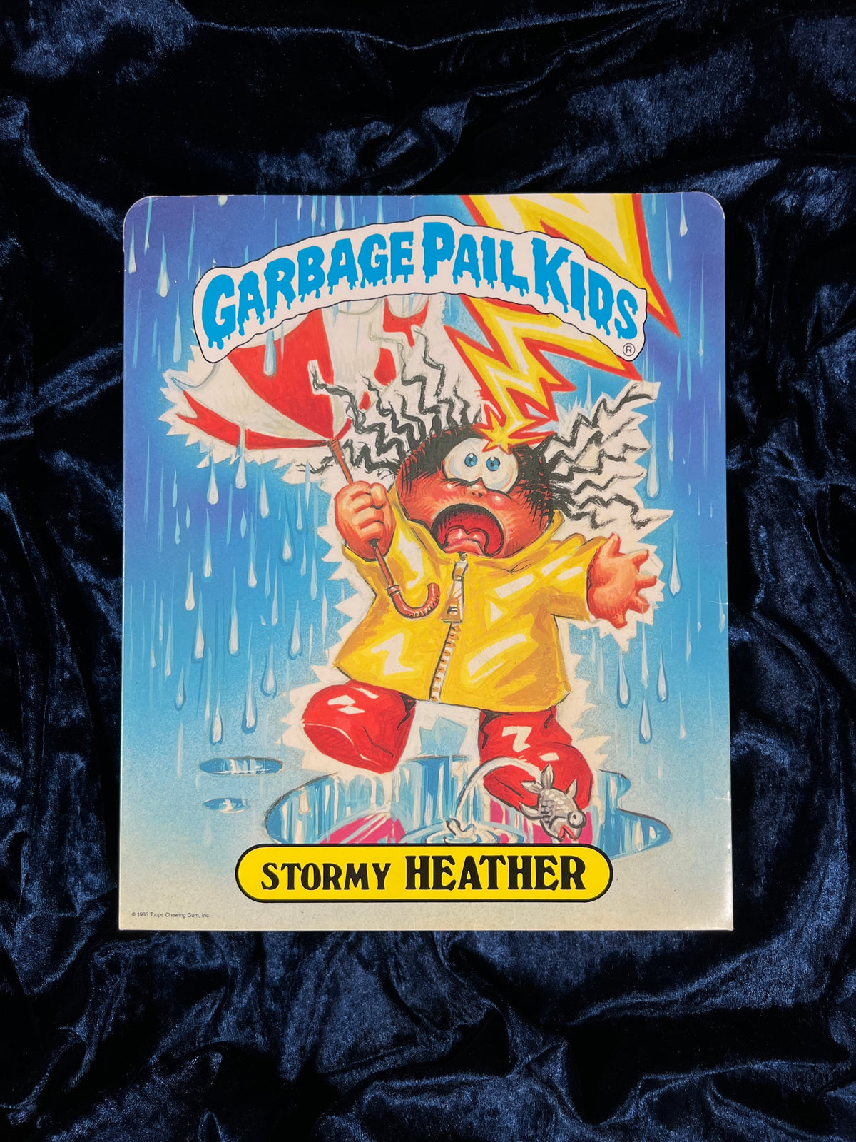 Vintage Garbage Pail Kids Collector Album - 1985 Topps Live Mike and Stormy Heather