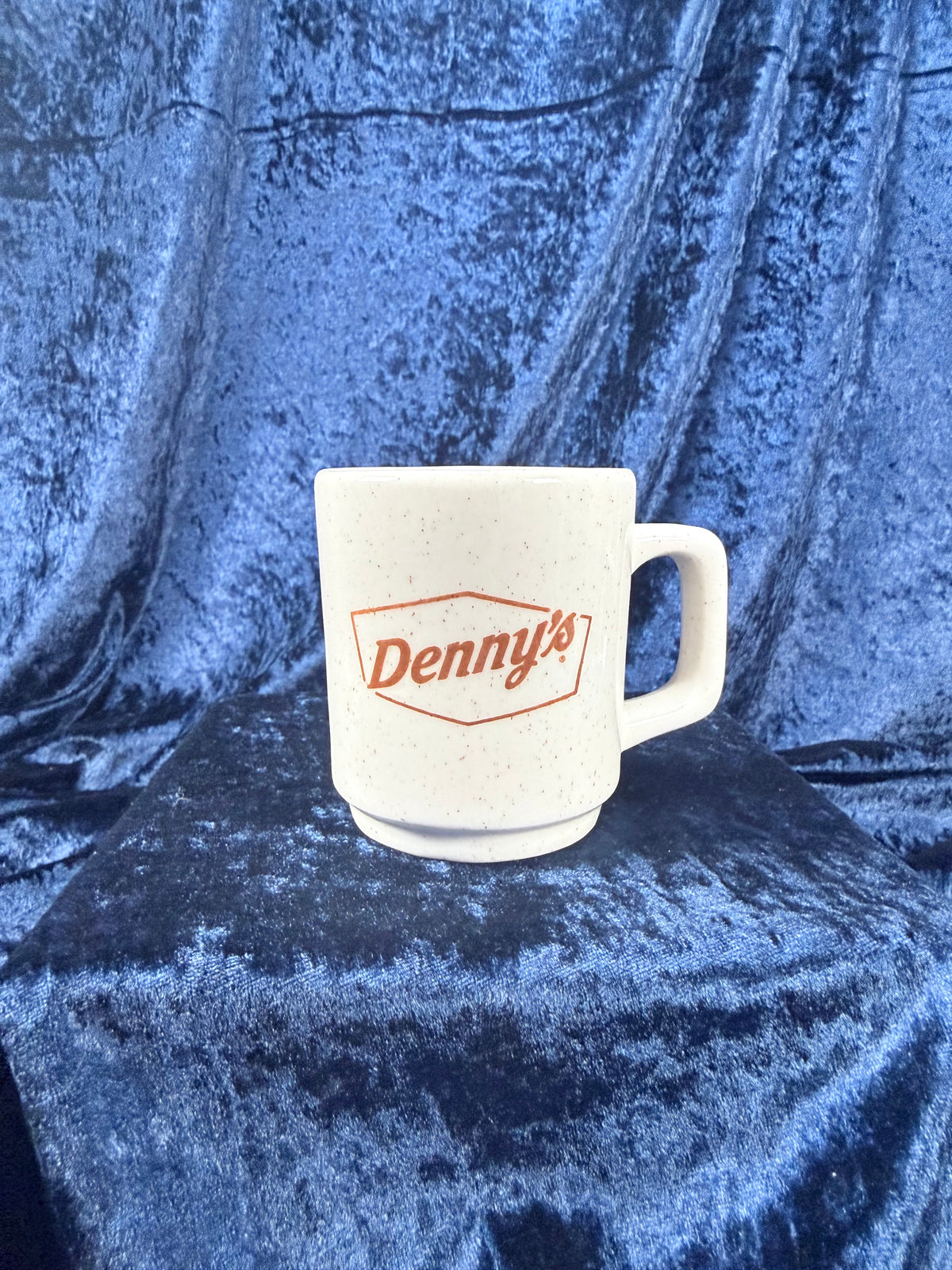 Vintage Ceramic Mug - Denny's Graphic Stoneware Coffee Cup
