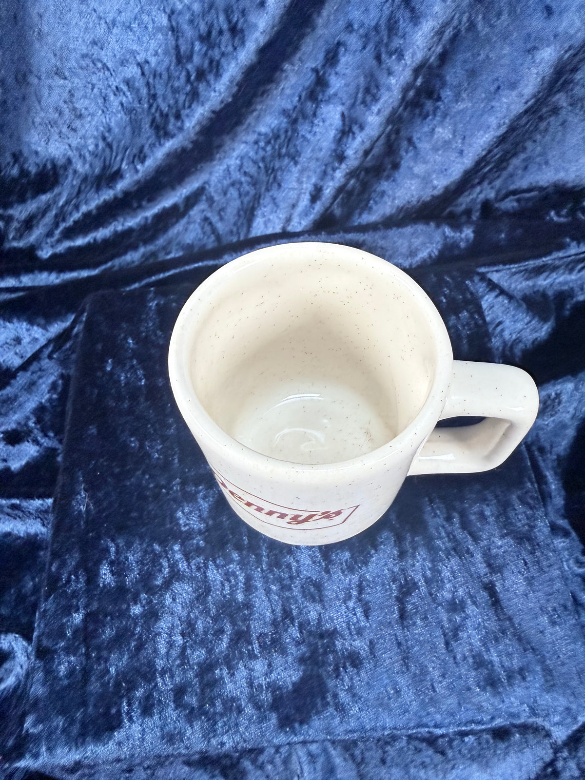 Vintage Ceramic Mug - Denny's Graphic Stoneware Coffee Cup