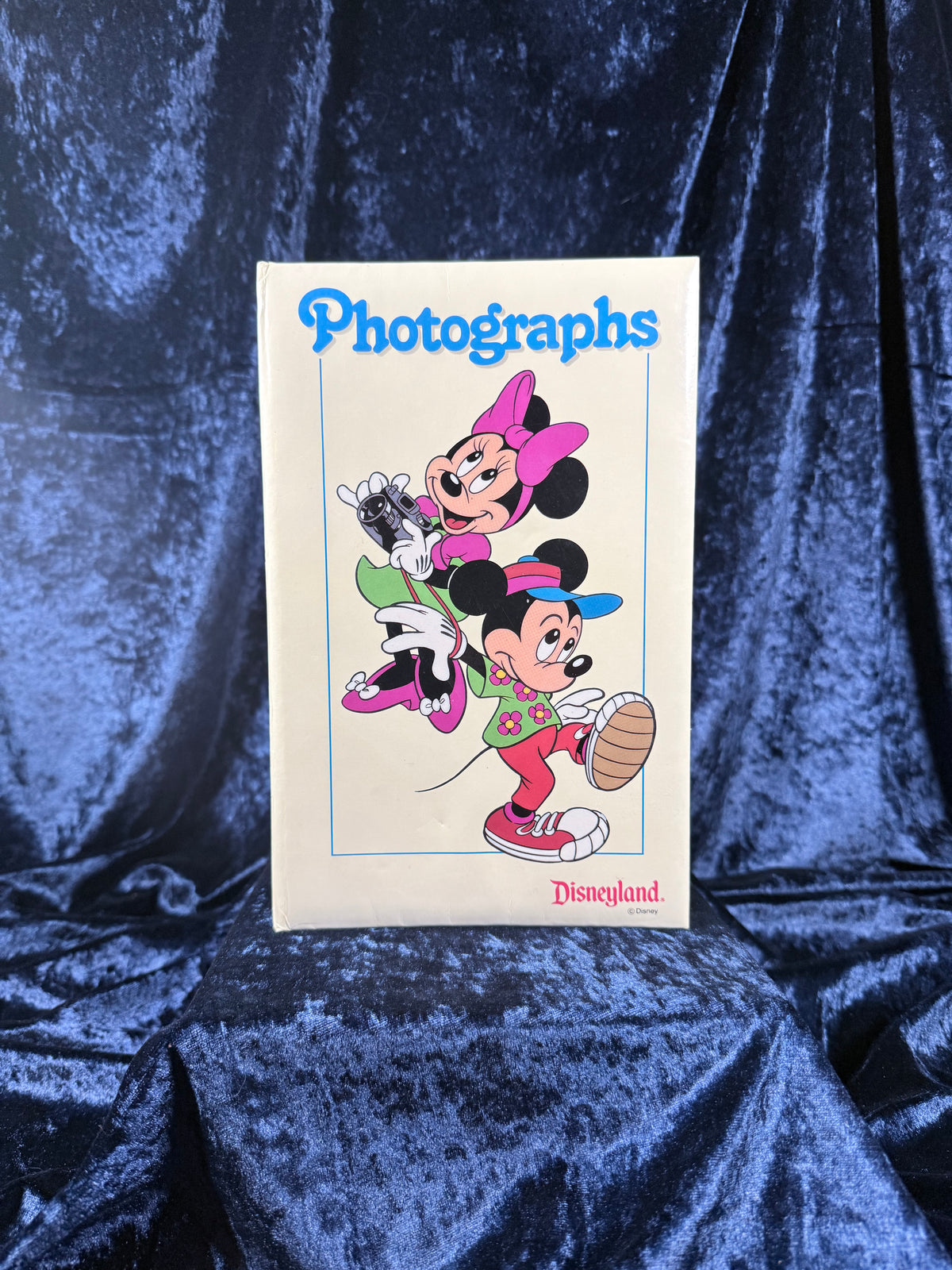 Vintage Paper Photo Album - Walt Disney World - Mickey & Minnie Character Cover