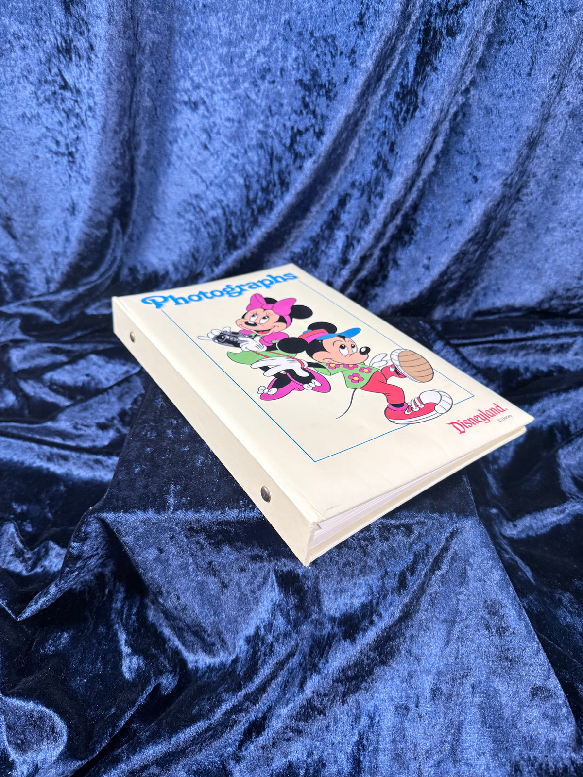 Vintage Paper Photo Album - Walt Disney World - Mickey & Minnie Character Cover