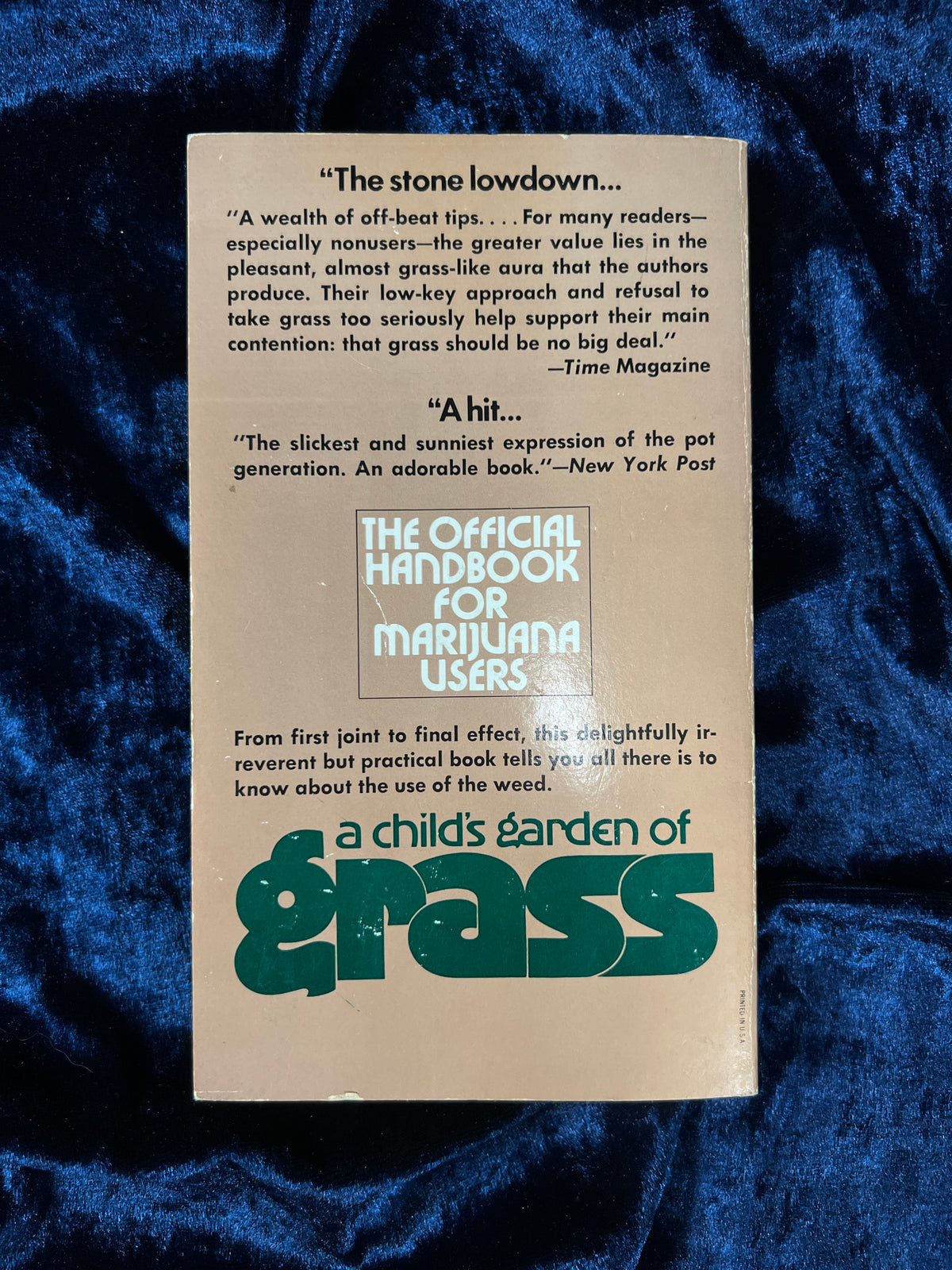 Vintage A Child's Garden of Grass by Jack S. Margolis and Richard Clorfene - Revised Pocket Book Edition