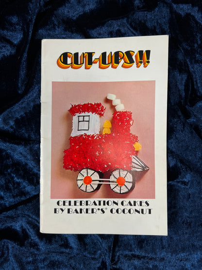 Vintage Baker's Coconut Animal Cut-Ups and Celebration Cakes Pamphlets - Illustrated Recipe Ephemera