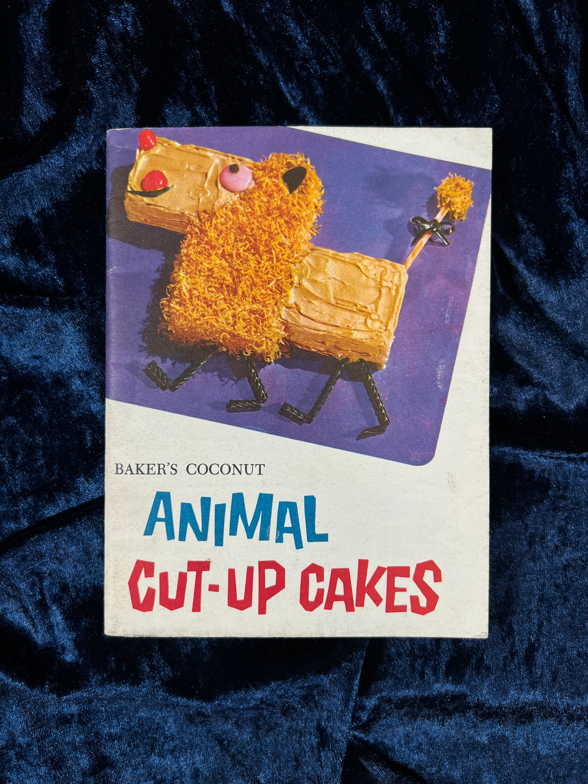 Vintage Baker's Coconut Animal Cut-Ups and Celebration Cakes Pamphlets - Illustrated Recipe Ephemera