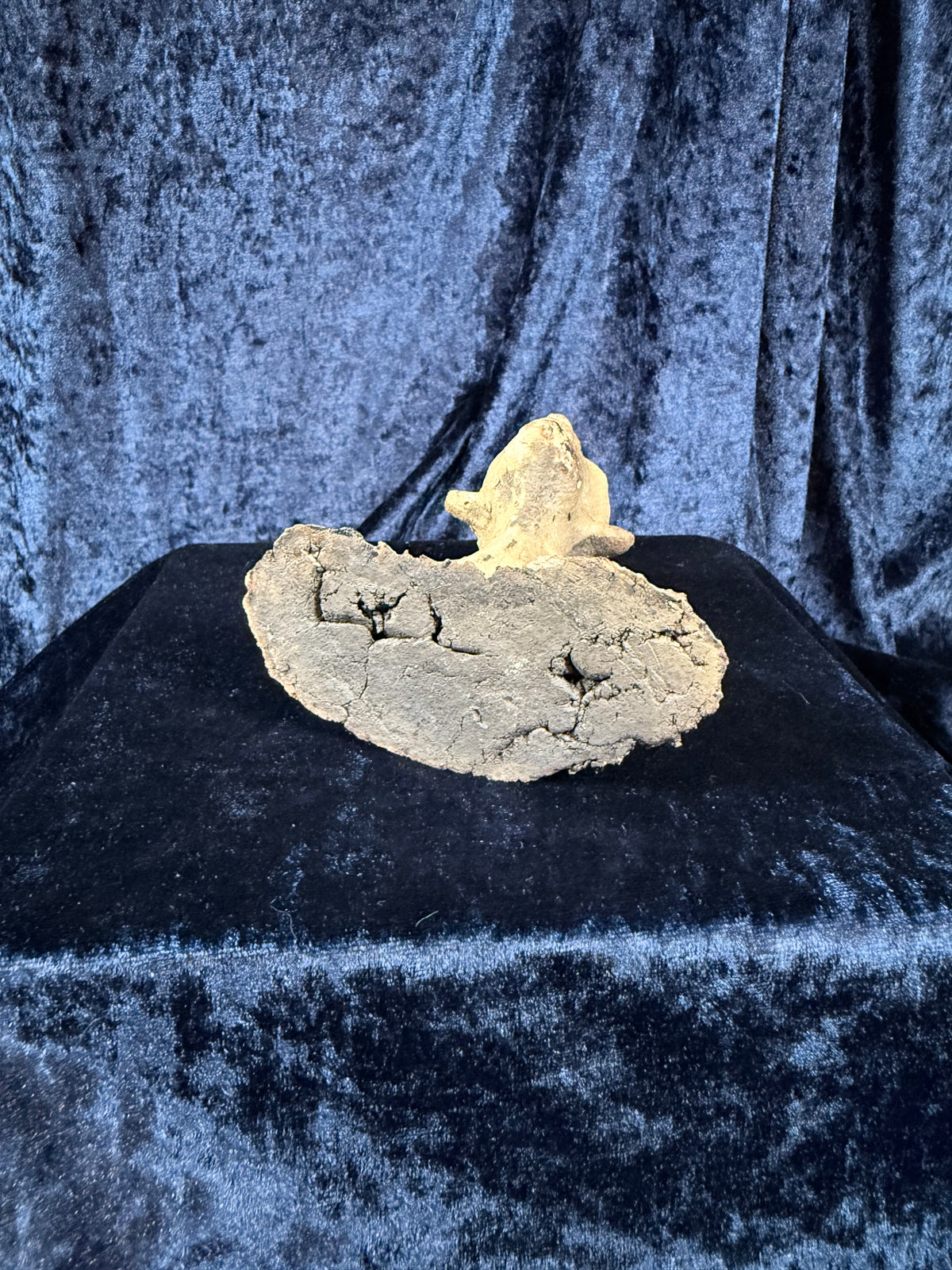 Vintage Stoneware Sculpted Head - One of a Kind Original Art Object & Curiosity