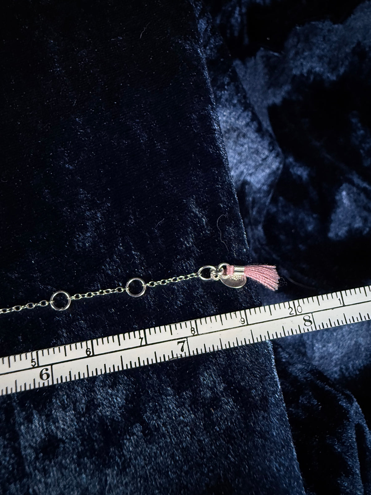 Vintage Sterling Silver Bracelet - 925 Mark and Dainty Chain