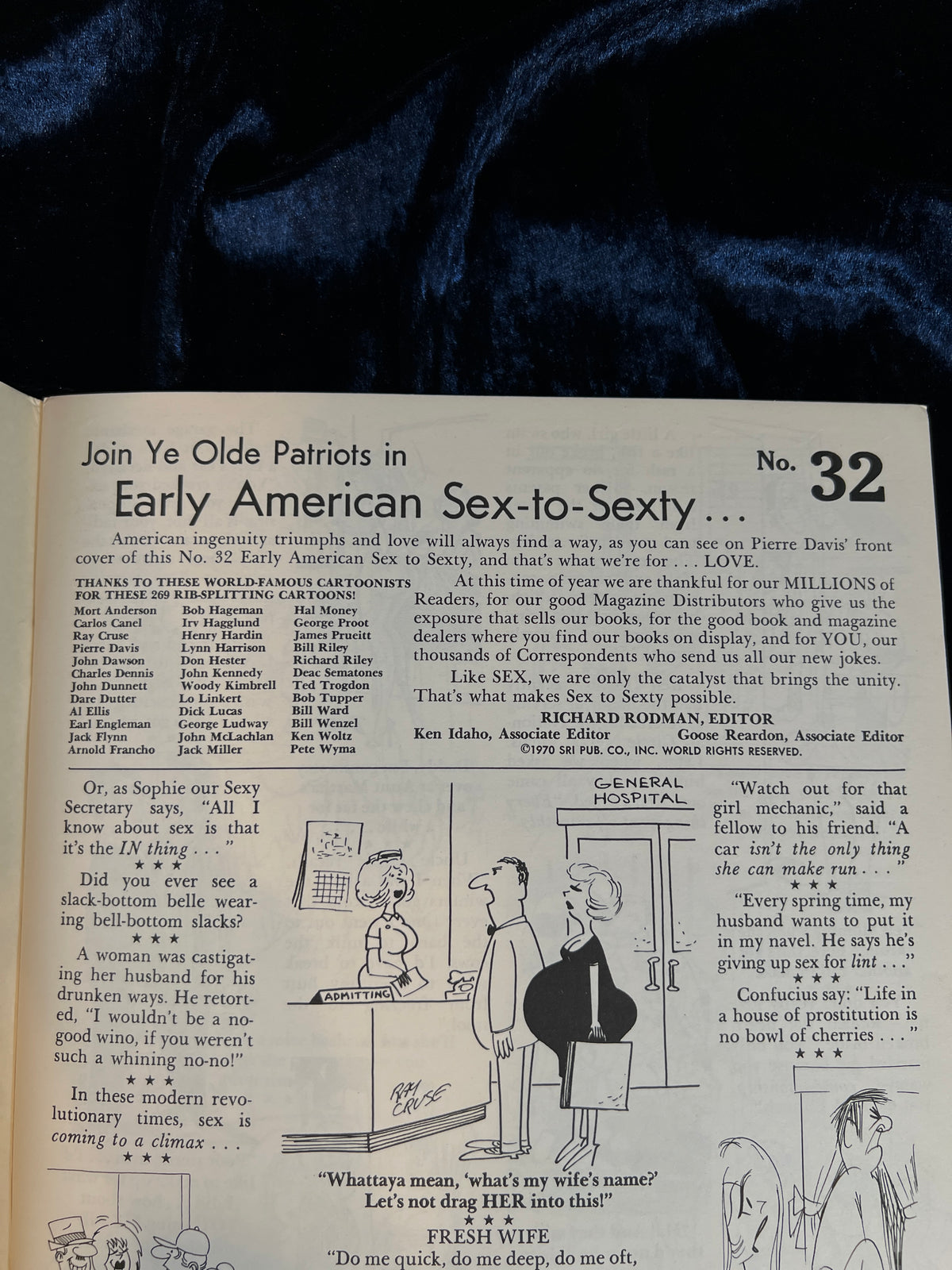 Vintage Sex To Sexty Magazine - Early American Issue #32 - Pierre Davis