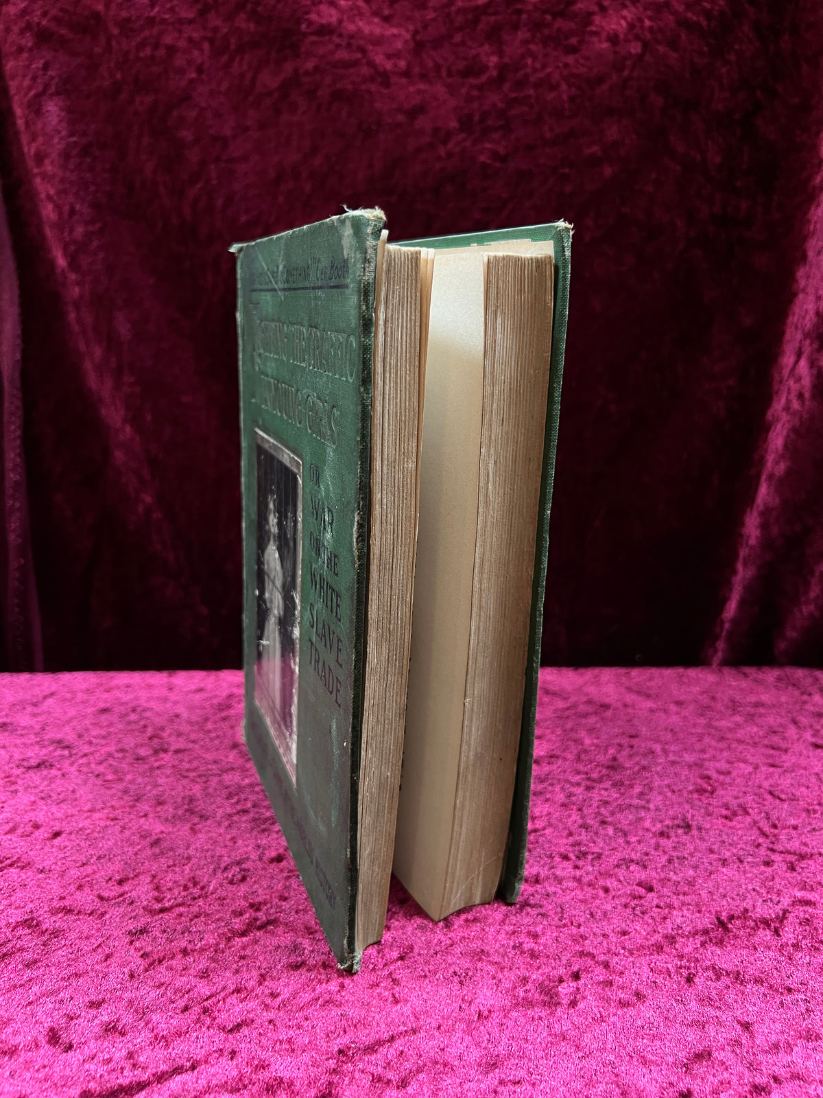 Antique Fighting the Traffic in Young Girls - Ernest A. Bell - 1910 Illustrated Hardcover