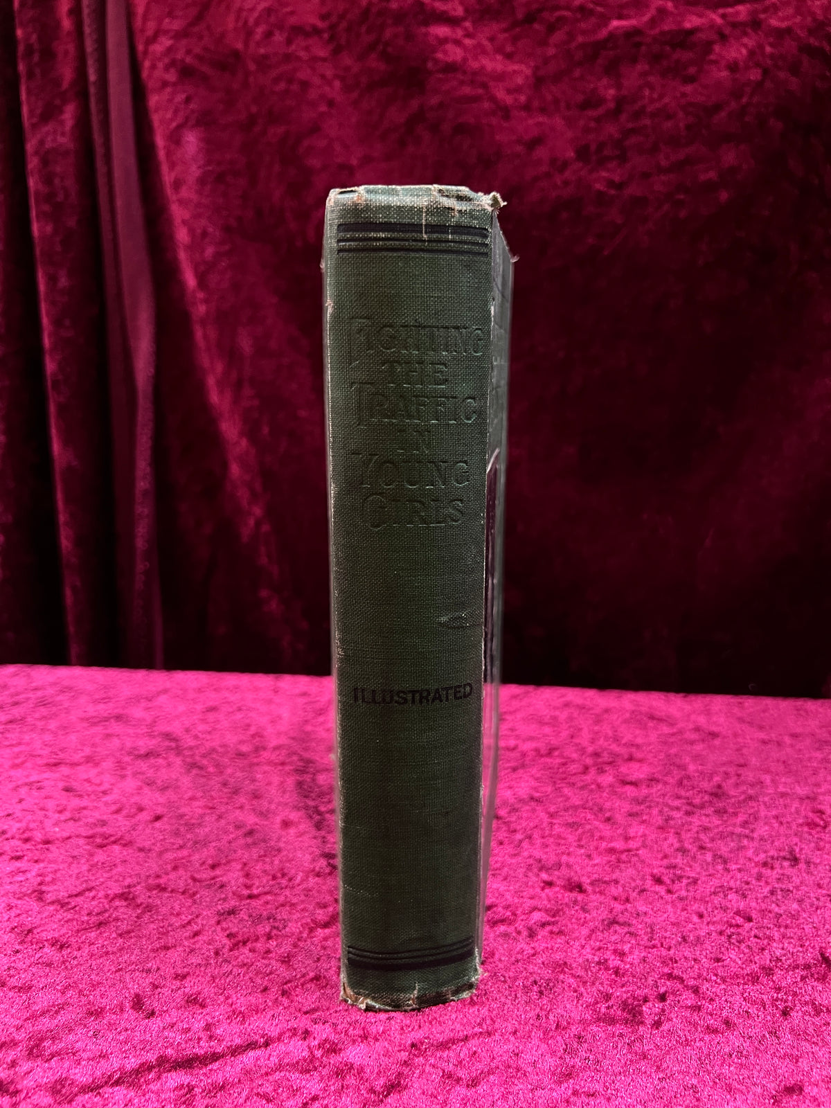 Antique Fighting the Traffic in Young Girls - Ernest A. Bell - 1910 Illustrated Hardcover