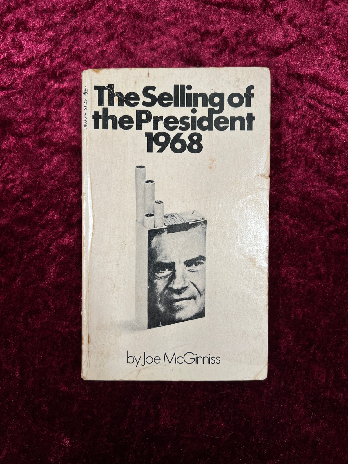 Vintage Paperback Book The Selling of the President - Joe McGinniss - 1970 Pocket Book Edition