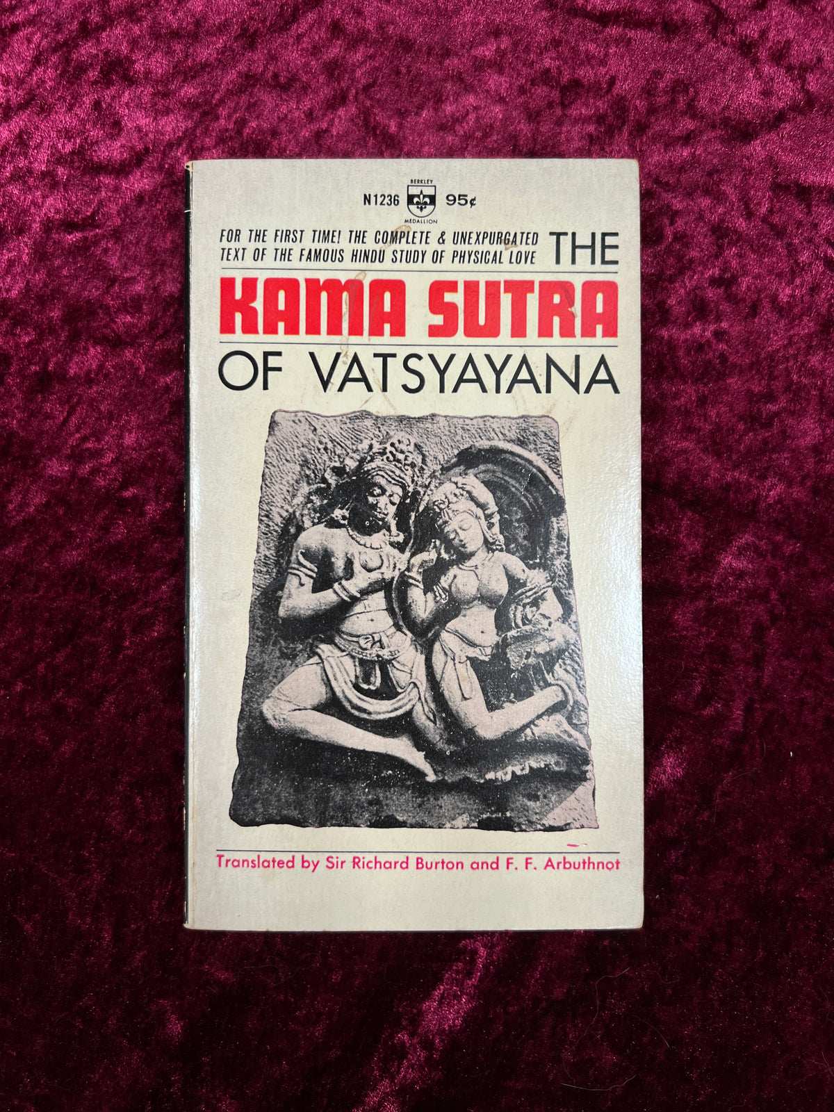Vintage The Kama Sutra of Vatsyayana - 1969 Berkeley Medallion Paperback Book