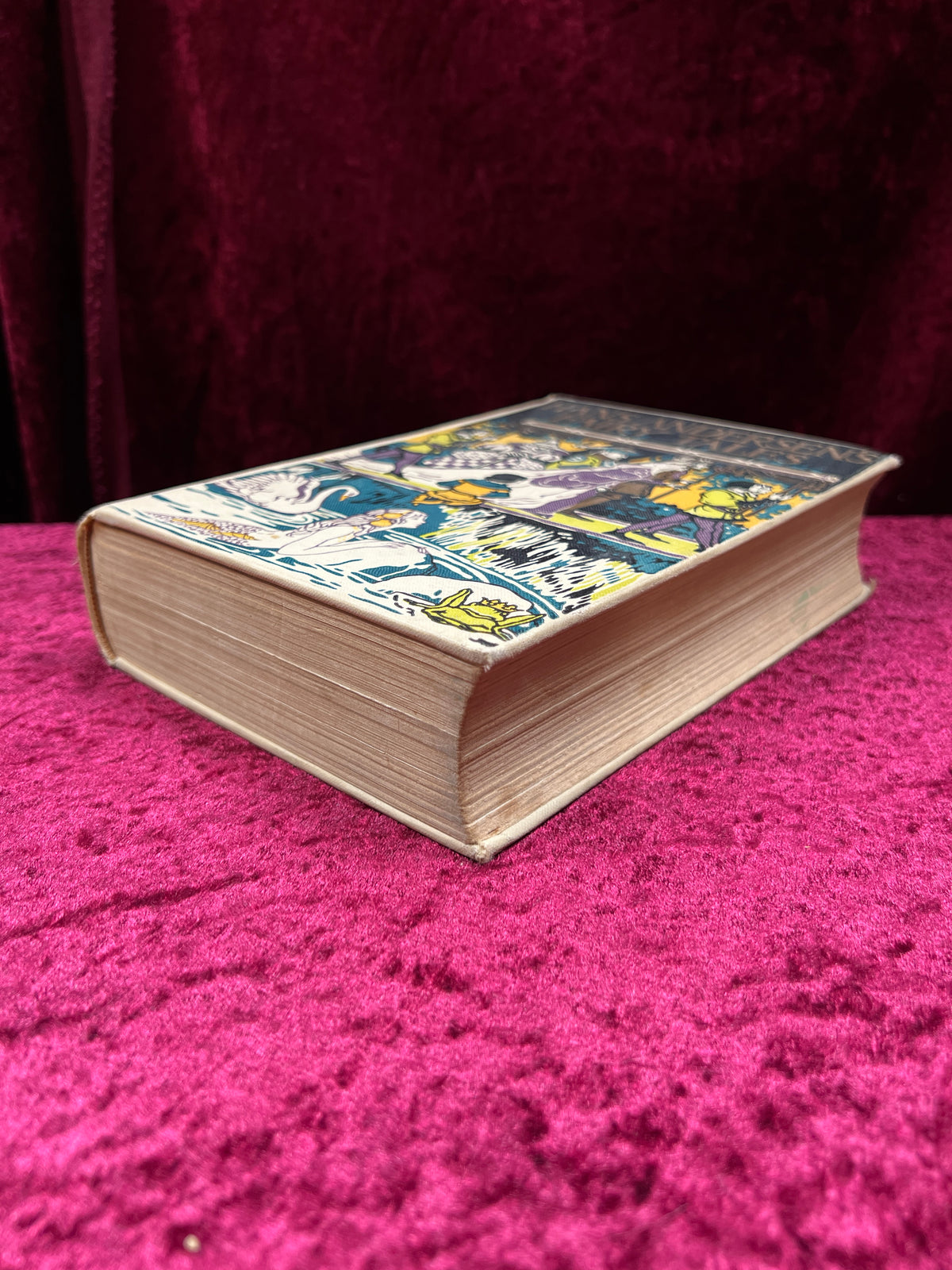 Antique Hans Andersen's Fairy Tales Book - Illustrated Hardcover with Color Plates